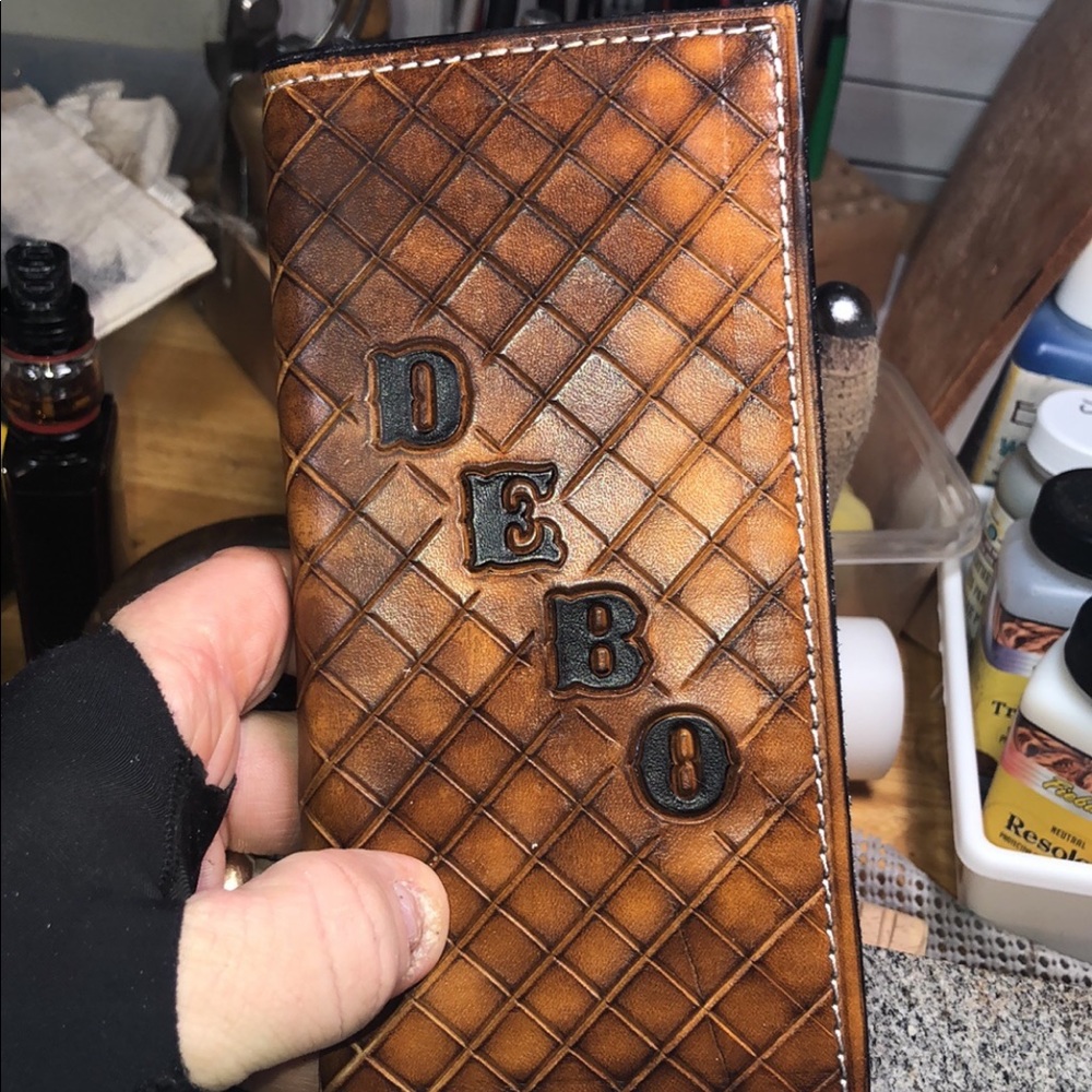 Custom leather wallets